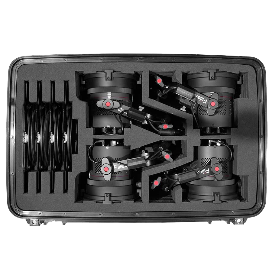 Fiilex Q3 Colour 90w LED Fresnel Kit